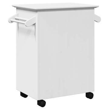 BODO Kitchen Trolley in White - Durable & Stylish Storage Solution