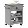  Kitchen Trolley BODO Grey 67.5x45x80 cm Colour grey 