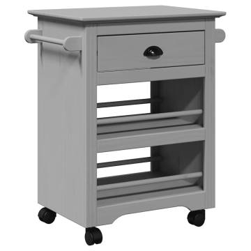 Kitchen Trolley BODO Grey - Stylish & Functional 67.5x45 cm