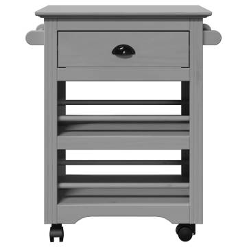 Kitchen Trolley BODO Grey - Stylish & Functional 67.5x45 cm