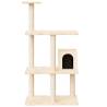 Luxury Cat Tree with Sisal Scratching Posts - Cream 119 cm