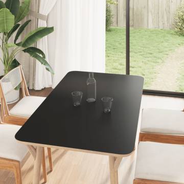 Self-Adhesive Matte Black Furniture Stickers – 90x500 cm PVC