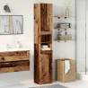 Stylish Old Wood Bathroom Cabinet | 32x34x188.5 cm