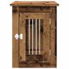 Stylish Dog Crate Furniture - Old Wood - 45x62x59 cm