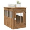  Dog Crate Furniture Artisan Oak 55x80x68 cm Engineered Wood Colour artisan oak Size 55 x 80 x 68 cm 