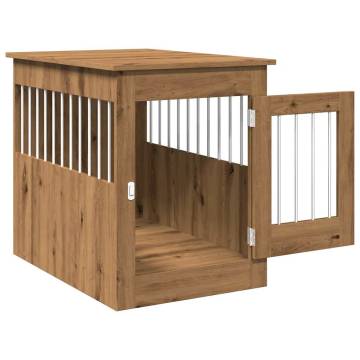 Dog Crate Furniture - Artisan Oak 55x80x68 cm | HipoMarket