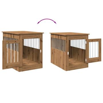 Dog Crate Furniture - Artisan Oak 55x80x68 cm | HipoMarket