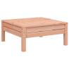 Garden Sofa 2-Seater with Footstool - Solid Wood Douglas