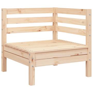 Garden Sofa 3-Seater Solid Wood Pine | Comfortable & Stylish