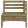 Garden Sofa 4-Seater - Impregnated Pine Wood | HipoMarket