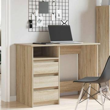 Desk Sonoma Oak 102x50x75 cm - Stylish Engineered Wood Desk