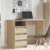 Desk Sonoma Oak 102x50x75 cm - Stylish Engineered Wood Desk