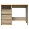 Desk Sonoma Oak 102x50x75 cm - Stylish Engineered Wood Desk