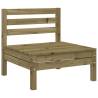 Garden Sofa 4-Seater - Impregnated Pine Wood | HipoMarket