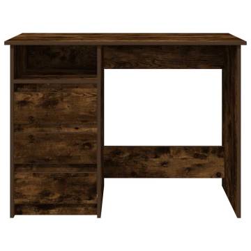 Stylish Desk Smoked Oak 102x50 cm | Durable Engineered Wood