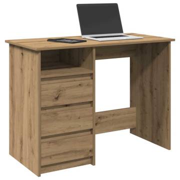 Desk Artisan Oak - Stylish & Durable Engineered Wood Desk