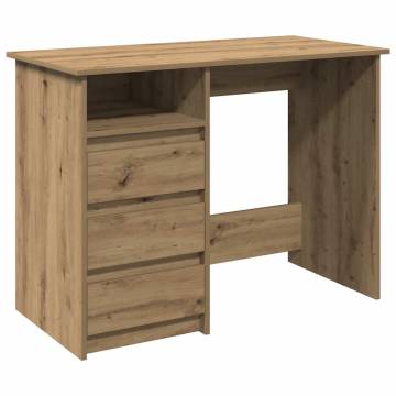 Desk Artisan Oak - Stylish & Durable Engineered Wood Desk