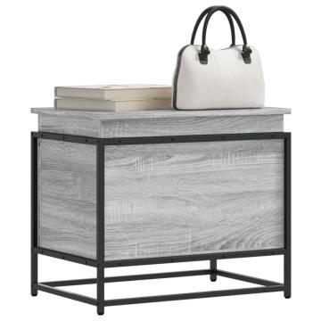 Storage Box with Lid Grey Sonoma - Durable & Stylish 60x40x51.5 cm