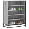  Shoe Cabinet Grey Sonoma 75x38x97.5 cm Engineered Wood and Metal Colour grey sonoma Quantity in Package 1 Number of Number of shelves 