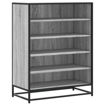 Shoe Cabinet Grey Sonoma - Stylish Storage Solution | HipoMarket