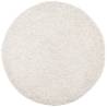 Shaggy Rug High Pile Modern Cream Ø 120 cm - Hipomarket