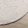 Shaggy Rug High Pile Modern Cream Ø 120 cm - Hipomarket