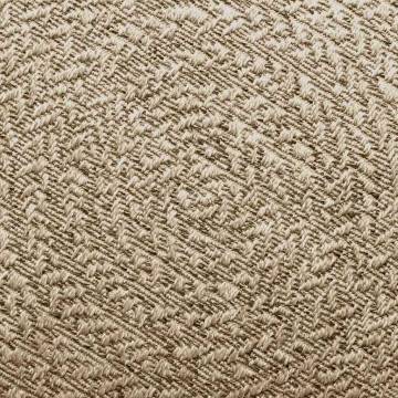 Rug ZIZUR Beige Ø 90 cm - Versatile Jute Look Indoor/Outdoor