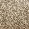 Rug ZIZUR Beige Ø 90 cm - Versatile Jute Look Indoor/Outdoor