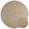  Rug ZIZUR Beige Ø 160 cm Jute Look Indoor and Outdoor Colour beige Size Ø 160 cm Pattern round 