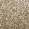 Rug ZIZUR Beige Ø 160 cm - Jute Look for Indoors & Outdoors