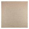 ZIZUR Beige Rug 240x240 cm - Jute Look Indoor & Outdoor