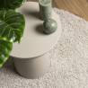 Shaggy Rug High Pile Modern Cream Ø 120 cm - Hipomarket