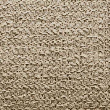 Rug ZIZUR Beige 80x200 cm - Jute Look for Indoor & Outdoor