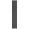 Stylish Grey Book Cabinet & Room Divider - 100x30x167.5 cm