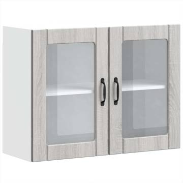 Kitchen Wall Cabinet Lucca Grey Sonoma - Durable & Stylish