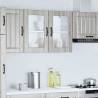 Kitchen Wall Cabinet Lucca Grey Sonoma - Durable & Stylish