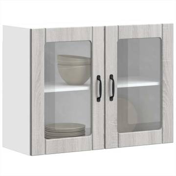 Kitchen Wall Cabinet Lucca Grey Sonoma - Durable & Stylish