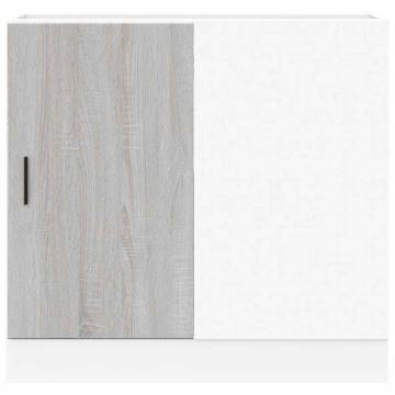 Sink Base Cabinet Grey Sonoma - Durable Engineered Wood