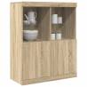  Sideboard Sonoma Oak 81x37x100 cm Engineered Wood Colour sonoma oak Quantity in Package 1 Number of 