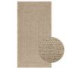  Rug ZIZUR Beige 80x150 cm Jute Look Indoor and Outdoor Colour beige Size 80 x 150 cm Pattern rectangular 