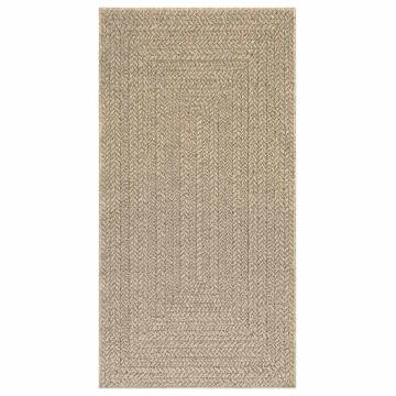 Rug ZIZUR Beige 80x150 cm - Stylish Jute Look for Indoor & Outdoor