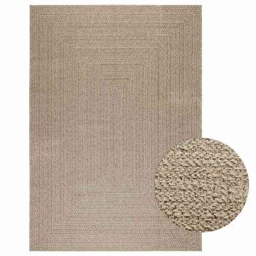 Rug ZIZUR Beige 160x230 cm - Jute Look Indoor & Outdoor