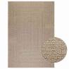  Rug ZIZUR Beige 160x230 cm Jute Look Indoor and Outdoor Colour beige Size 160 x 230 cm Pattern rectangular 