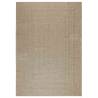 Rug ZIZUR Beige 160x230 cm - Jute Look Indoor & Outdoor