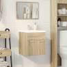 Sonoma Oak Bathroom Sink Cabinet - Space-Saving Design