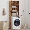 Washing Machine Cabinet Old Wood 64x24x190 cm | Hipo Market