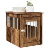  Dog Crate Furniture Old Wood 55x75x65 cm Engineered Wood Colour old wood Size 55 x 75 x 65 cm 