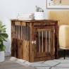 Stylish Dog Crate Furniture - Old Wood 55x75x65 cm | Hipomarket