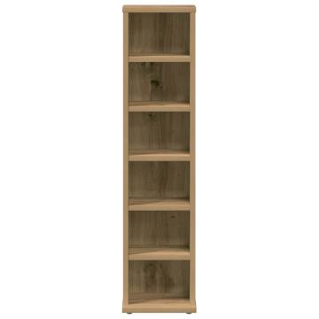 CD Cabinet Artisan Oak - Elegant Storage Solution | HipoMarket