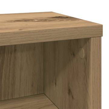 CD Cabinet Artisan Oak - Elegant Storage Solution | HipoMarket